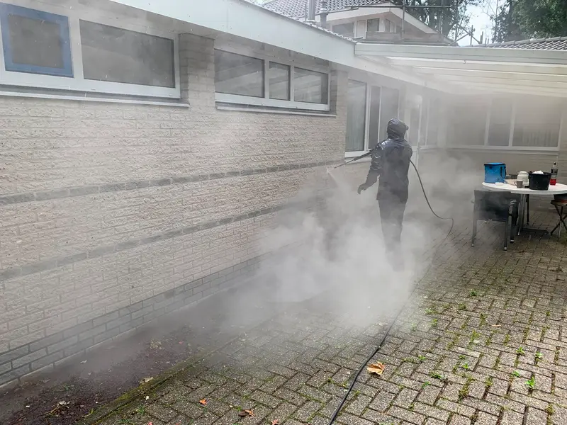 Gevelreiniging met hogedruk