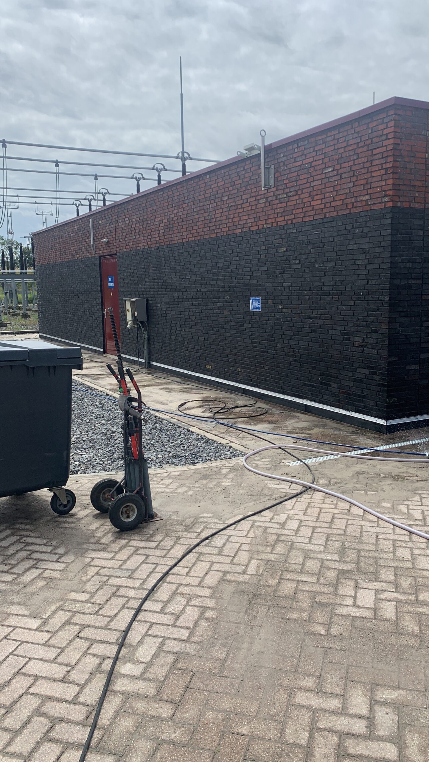 Tennet Dinteloord - gevel reinigen en impregneren